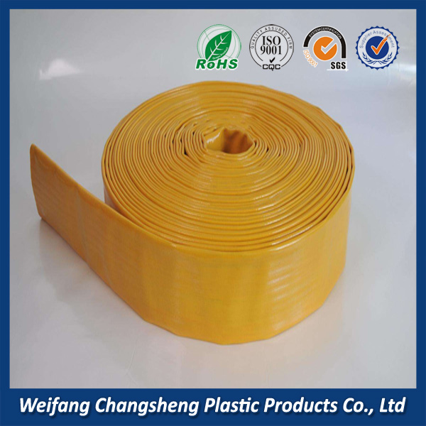 pvc lay flat farm pipe for water conveying and agriculture